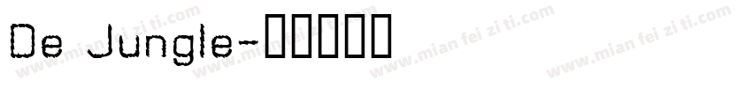 De Jungle字体转换